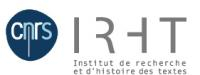 Logo IRHT